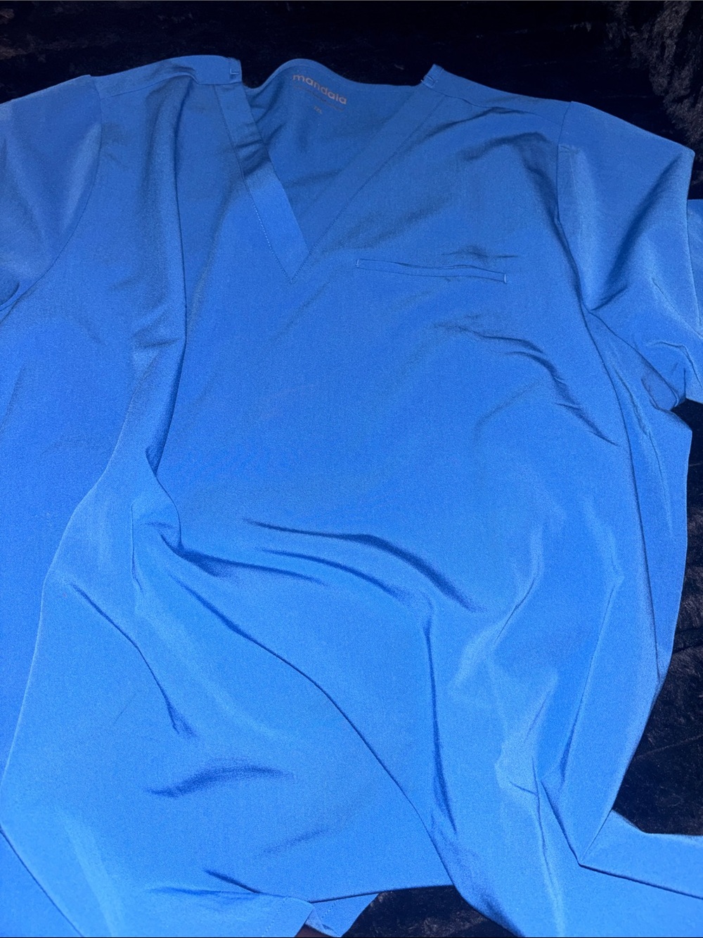 Mandala Royal Blue Scrub Set - Picture 5 of 5